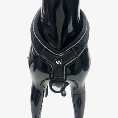 Thumbnail 5: Vitomalia Leichtes Y-Hundegeschirr mit Reflextionsstreifen in Schwarz