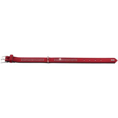 HUNTER Halsband Softie Deluxe XS-S (40), rot/schwarz