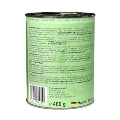 Thumbnail 2: catz finefood® catz finefood® Classic N° 23 - Rind & Ente 400g