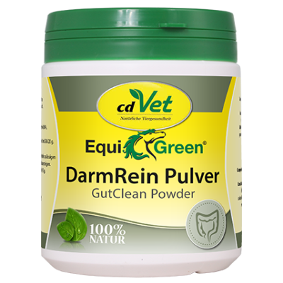 cdVet EquiGreen DarmRein Pulver 300 g – zur Förderung einer gesunden Darmflora bei Pferden