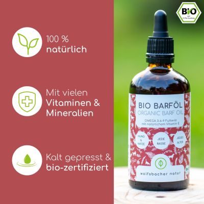 Thumbnail 3: Wolfsbacher Natur Bio Barf-Öl 100ml