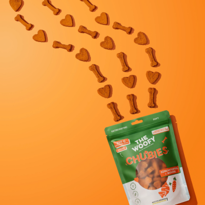 THE WOOFY Softer Hunde Süßkartoffel & Möhre Snack Vegan