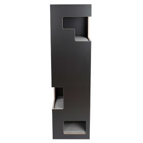 stylecats® Kratzbaum Empire anthrazit schwarz/hellgrau, 180 x 50 cm