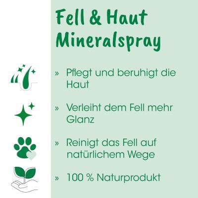 Thumbnail 7: cdVet Fell & Haut Mineralspray 100 ml – Natürliche Pflege für Haut & Fell bei Hund, Katze & Kleintier