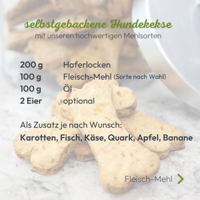 Thumbnail 2: kauartikel.com Lachs-Mehl - Fisch-Mehl - Nahrungsergänzung - zum Backen von Hundekeksen