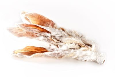 Thumbnail 2: mascota vital Kaninchenohren mit Fell, Zahnpflegesnack für Hunde, 500 g