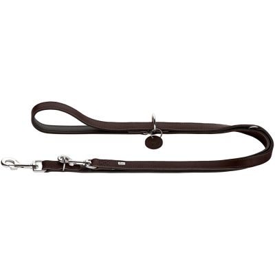 HUNTER Verstellbare Führleine Comfort 20/200, d-braun/schwarz
