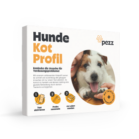 Pezz Kotprofil für Hunde - 3in1 Test für eine umfassende Kotuntersuchung