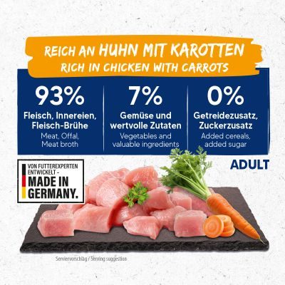 Thumbnail 4: NutriQM NutriQM M!EAT Huhn & Karotte 6 x 800g