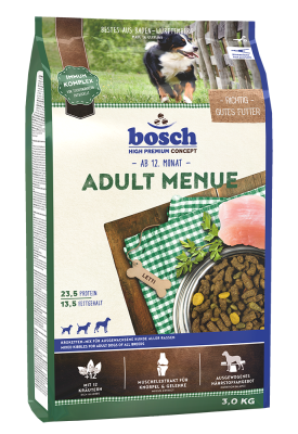 bosch Tiernahrung HPC Menue – getreidefreies Hundefutter – 3kg