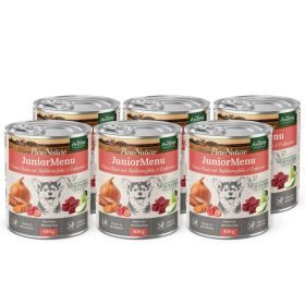 AniForte Nassfutter JuniorMenue – "Feines Rind mit Süßkartoffeln"