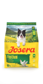 Josera Adult Festival, glutenfreies Trockenfutter für ausgewachsene Hunde, 900g