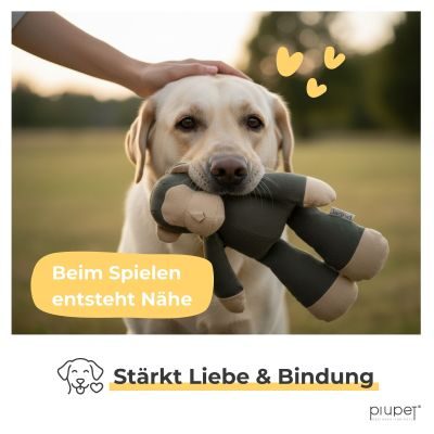 Thumbnail 6: PIUPET Hundespielzeug Affe XXL mit Quietscher | Robustes, langlebiges & reißfestes Baumwollspielzeug für Hunde | Waschbar & ideal für alle Hunde