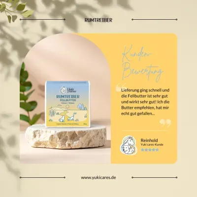 Thumbnail 1: Yuki cares Fellbutter Rumtreiber gegen Zecken & Flöhe