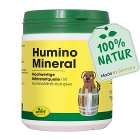 cdVet HuminoMineral 500 g – Natürliche Mineralstoffquelle für Hunde & Katzen