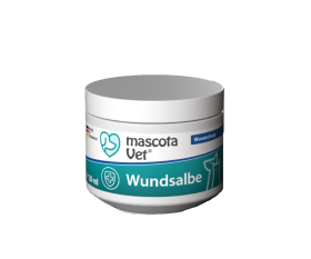 mascota vet Wundsalbe für Hunde & Katzen, fördert die Wundheilung, pflegt, entzündungshemmend, 30 ml