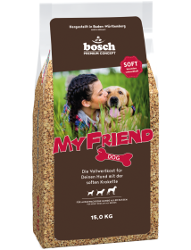 bosch Tiernahrung My Friend Softbrocken – Hundefutter – leicht verdaulich – 15kg