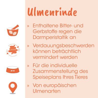 Thumbnail 6: cdVet Singulares Ulmenrinde (europäisch) 200 g – Natürliche Ergänzung für eine ausgewogene Fütterung