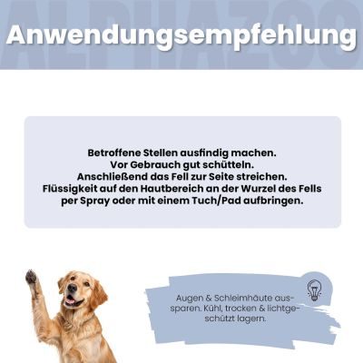 Thumbnail 3: ALPHAZOO Brandlöscher Anti Juckreiz Spray für Hunde