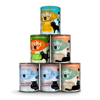 Lucky Lou® Lucky Lou® Lifestage Adult Wild-Mix 6er-Pack 400g