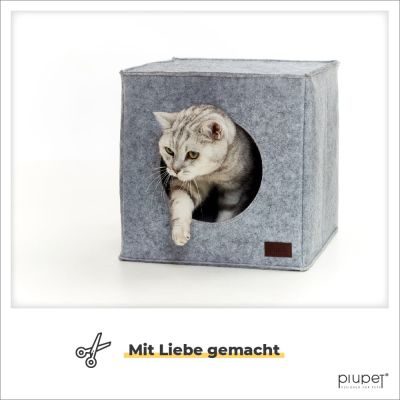 Thumbnail 6: PIUPET Katzenhöhle inkl. Kissen I Passend für z.B. IKEA® Kallax I Kuschelhöhle Katze