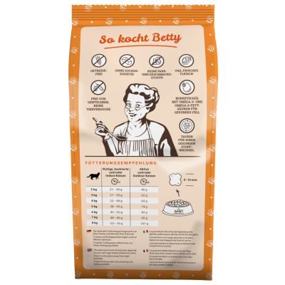 Thumbnail 2: Betty's Landhausküche Betty's Landhausküche für Katzen Trockenfutter Huhn & Ente 300g