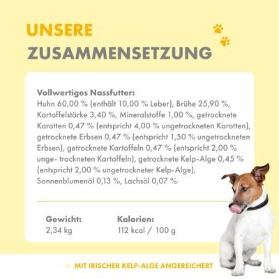 Thumbnail 6: Irish Pure Irisches Huhn mit Gemüse & Kelp-Alge Nassfutter