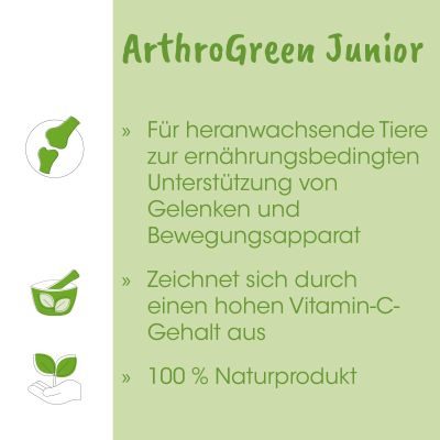 Thumbnail 6: cdVet ArthroGreen Junior 100 Kapseln - Ergänzungsfuttermittel für Jungtiere