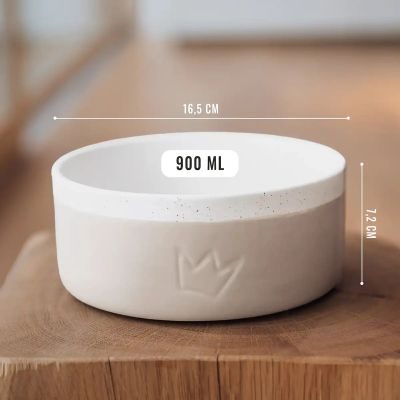 Thumbnail 2: Rudelkönig RudelkönigFutternapf Keramiknapf handgefertigt, Hunde Futternapf, 900ml Hundenapf