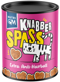 NutriQM Knabberspaß Anti Hairball 5 x 50g