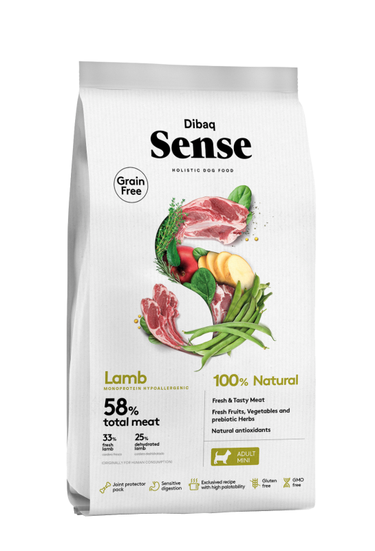 Dibaq Sense Trockenfutter getreidefrei Lamm MINI 2kg