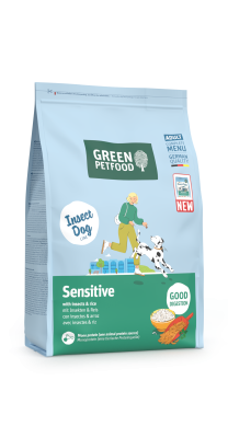 Thumbnail 2: Green Petfood Sensitive with Insects and Rice, leicht verdauliches Trockenfutter mit Insektenprotein, 10kg