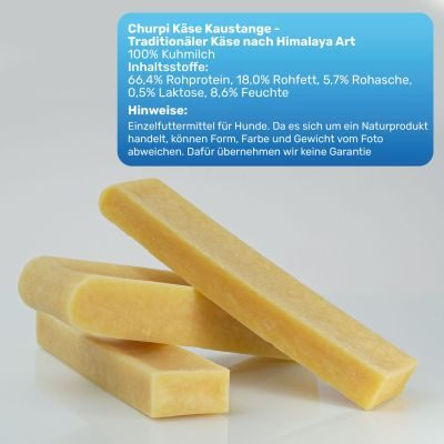 Thumbnail 4: BluePet Churpi Käse Kaustange für Hunde in versch. Größen. Ein Genuss für alle Käseliebhaber!