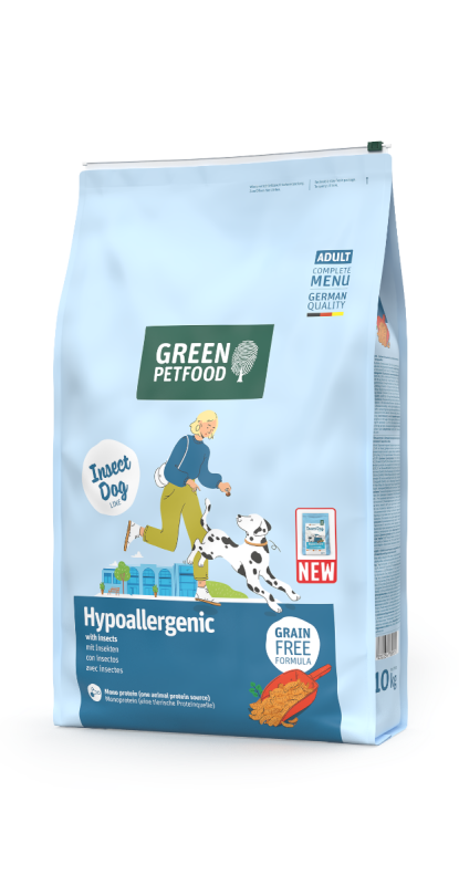 Green Petfood Hypoallergenic with Insects 10kg