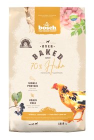 bosch Tiernahrung HPC Oven Baked Huhn – getreidefreies Hundefutter – 10kg