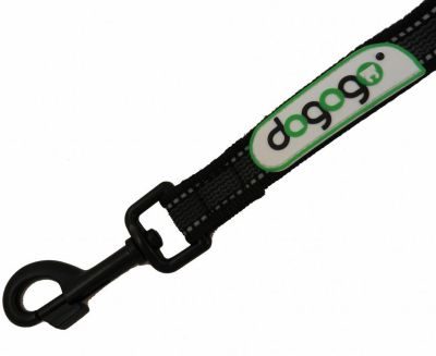 Thumbnail 2: dogogo Leine 1m gummiert mit Handschlaufe Schwarz