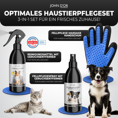 Thumbnail 2: John D‘or Kämmbarkeit, Entfilzung, Massage, leichte Anwendung, Geruchsneutralisierer, ohne Chemie, Made in Germany