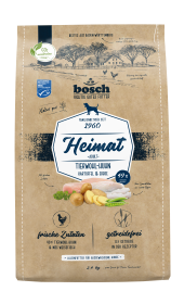 bosch Tiernahrung Heimat Huhn Bodenhaltung – getreidefreies  Hundefutter – 2,4kg
