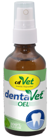 dentaVet Öl 50 ml – Natürliche Zahnpflege für Hunde & Katzen mit ätherischen Ölen