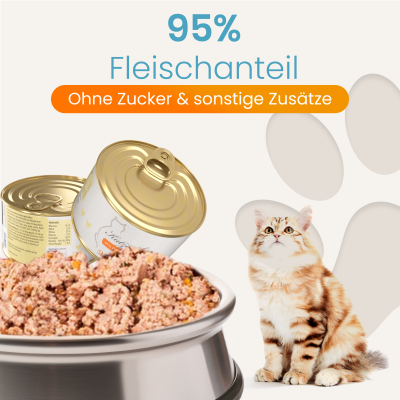 Thumbnail 3: Lucky-Kitty Katzenfutter Ente Premium-Qualität 15 x 200 g