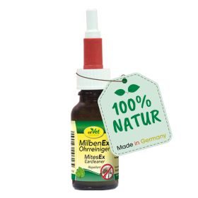insektoVet® MilbenEx Ohrreiniger 20 ml – Natürlicher Ohrreiniger mit Repellent-Wirkung gegen Milben