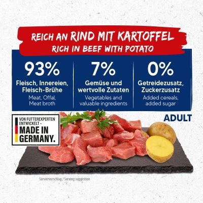 Thumbnail 4: NutriQM NutriQM M!EAT Rind & Kartoffel 6 x 800g