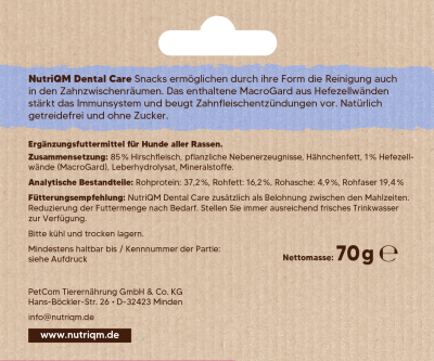 Thumbnail 2: NutriQM Dental Care Hirsch 5x 70g