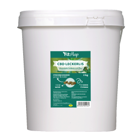 Fit-Hap CBD Leckerlis 3 kg – Natürliche Kaltpress-Snacks mit CBD für Hunde & Pferde