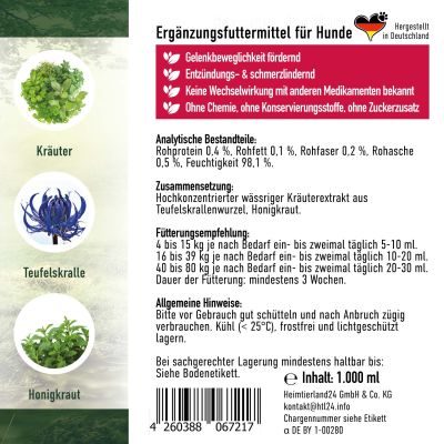 Thumbnail 5: TJURE TJURE - Teufelskralle Liquid - 1.000 ml | So fördert man Gelenkbeweglichkeit | Entzündungshemmend |