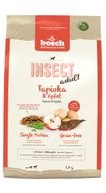 bosch Tiernahrung HPC Insect Tapioka & Äpfel – getreidefrei Hundefutter – 2,5kg