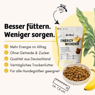 Thumbnail 4: BugBell High Energy Trockenfutter mit Insekten für Sporthunde