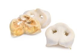 Kaureks Natur Hundeleckerlies Schweinenasen  10 Stk - gepuffte Schweinenasen - Hunde-Kauartikel - Hunde-Snack - Kausnack vom Schwein - Leckerli