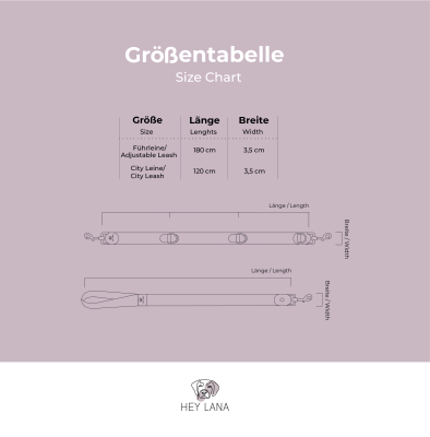 Thumbnail 3: Hey Lana Premium Hundeleine - City Leine  Schwarz / Weiß