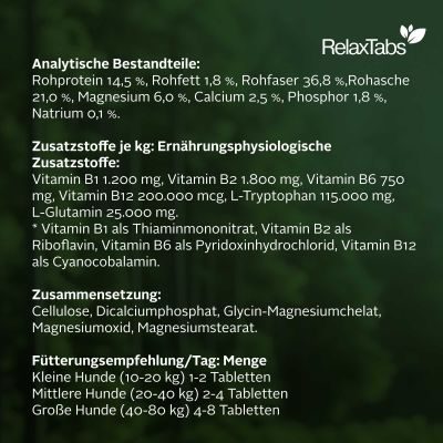 Thumbnail 2: TJURE TJURE - Relax Tabs 250 g  | Natürliche Entspannung für deinen Hund